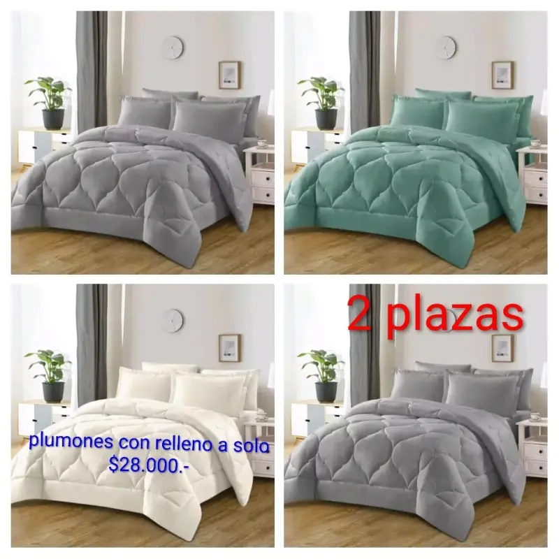 Plumón acolchado con relleno 1/5 - 2
