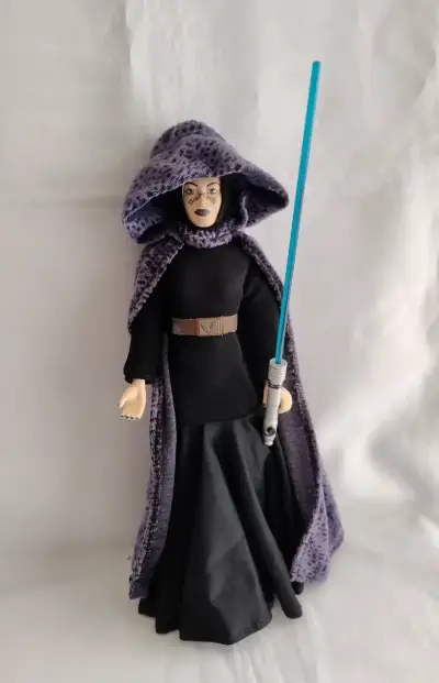 Figura Star Wars Jedi Bariss Offee 12 Hasbro 2004 - miniatura 1