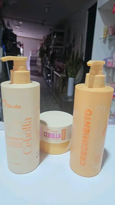 Set de cuidado capilar de cebolla Vegano - miniatura 1