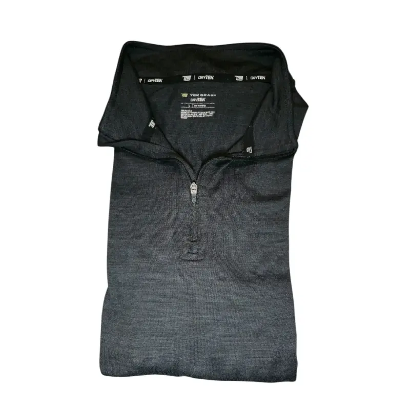 Polerón gris con cierre DryTek talla L - 3