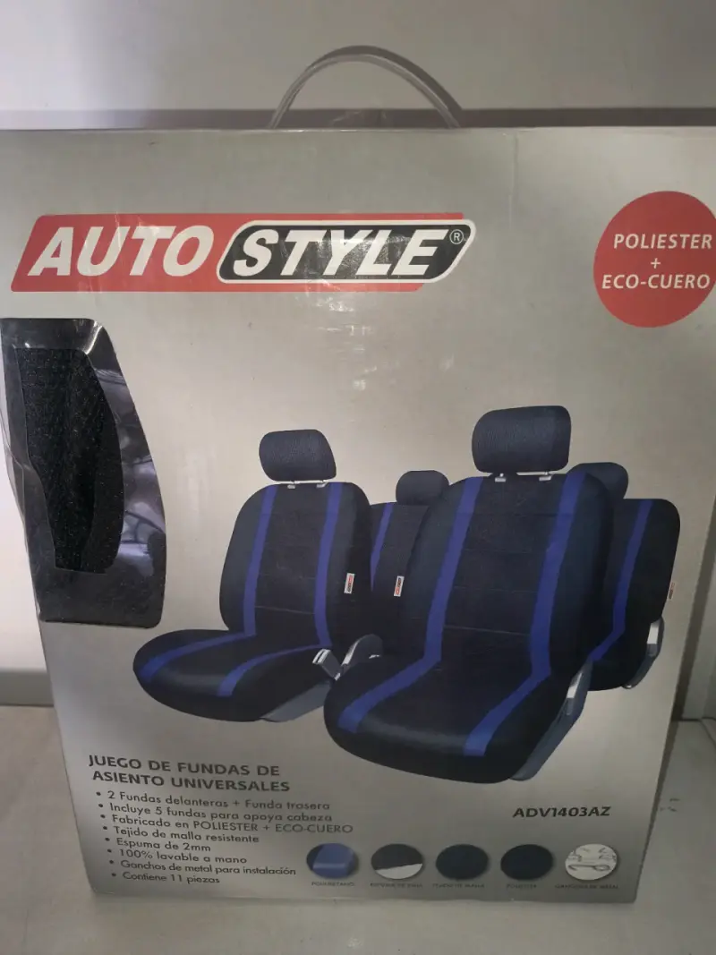 Juego de fundas universales para asientos de auto - 1