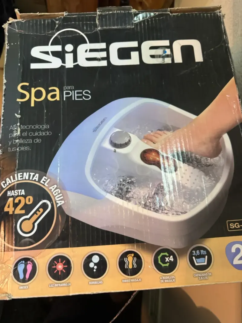 Spa para pies Siegen con masaje y calor