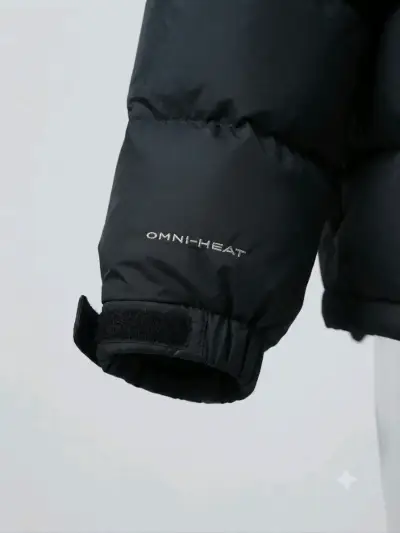 Chaqueta Columbia negra con capucha - miniatura 2