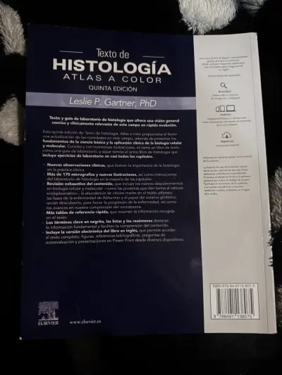 Texto de Histología Atlas a Color Gartner - miniatura 2