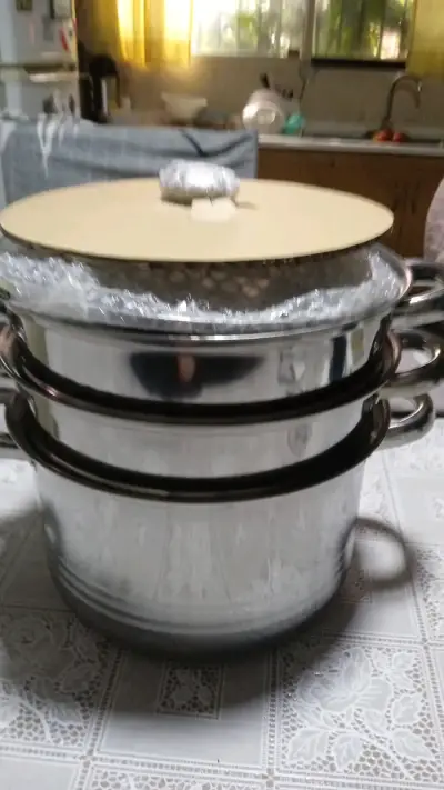 Olla vaporera de acero inoxidable - miniatura 1