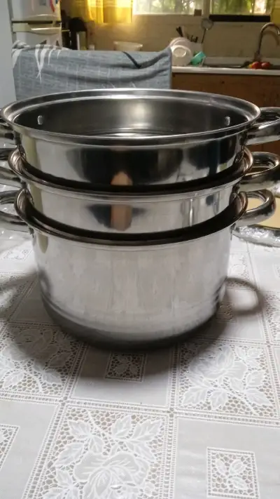 Olla vaporera de acero inoxidable - miniatura 2