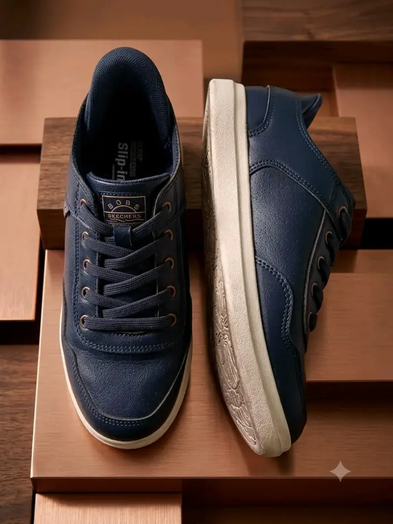 Zapatillas azules Bobs Skechers para hombre - 1