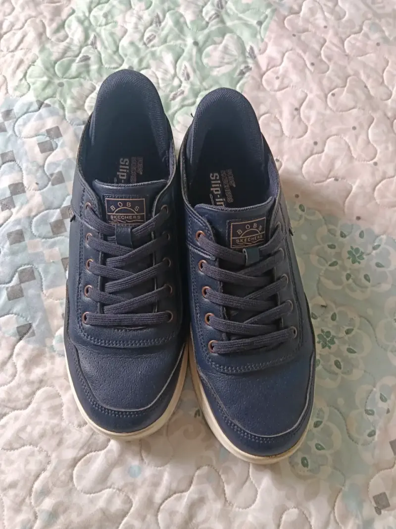Zapatillas azules Bobs Skechers para hombre - 2