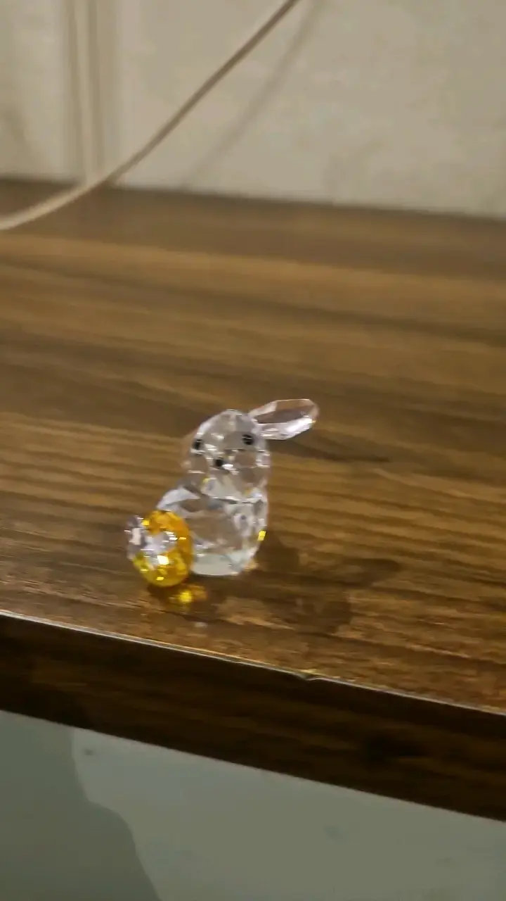 Figura de conejo de cristal Swaroski - 2