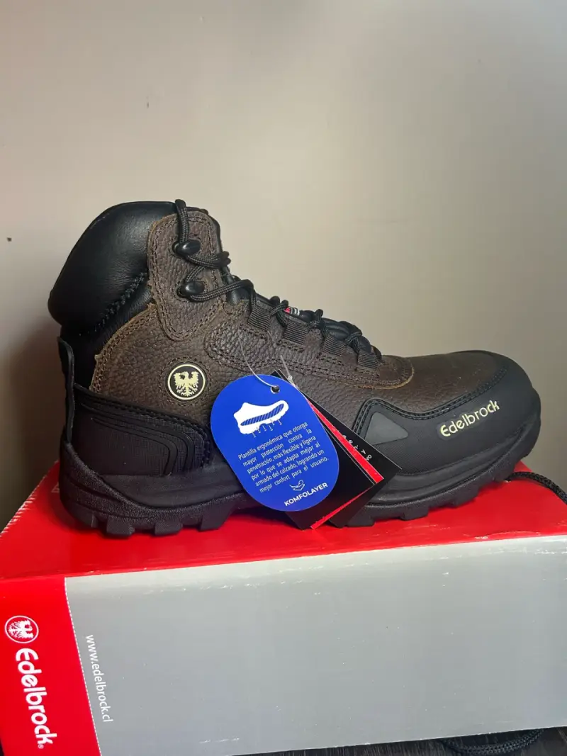 Botas de seguridad Edelbrock marrones - 1