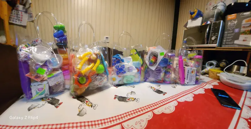 Set de juguetes squishy dumplings - 6