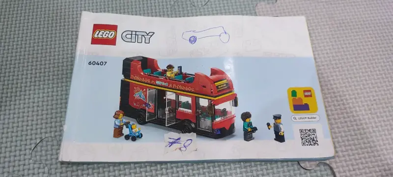 Bus Turístico Rojo de Dos Pisos LEGO® City (60407) - 3