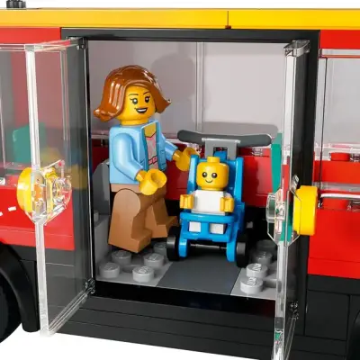 Bus Turístico Rojo de Dos Pisos LEGO® City (60407) - miniatura 6