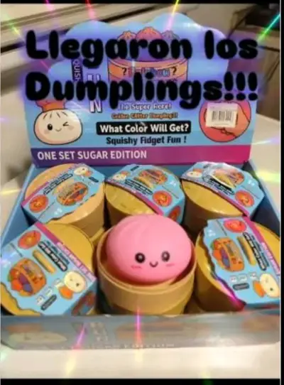 Set de juguetes squishy dumplings - miniatura 2