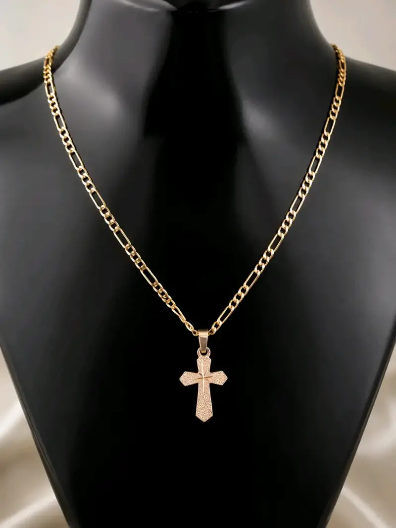 Collar Cartier con cruz elegante - 1