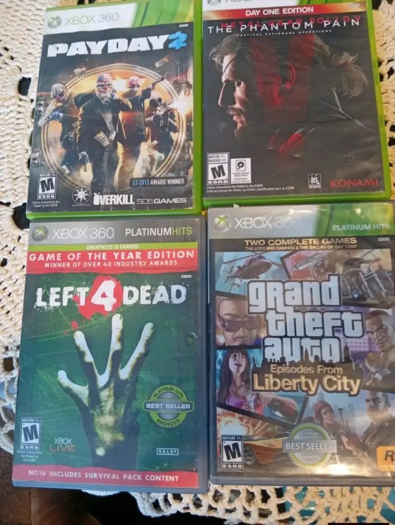 Lote de videojuegos Xbox 360 : Payday 2, Metal Gea - 1