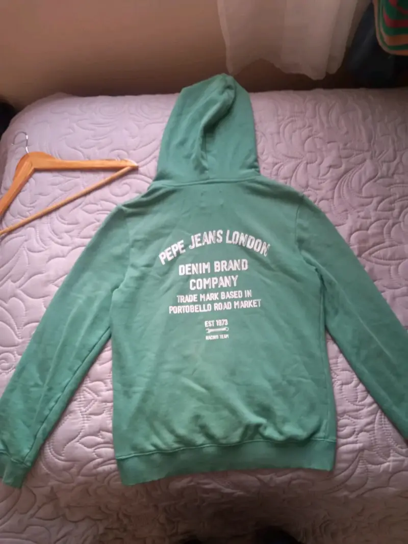 Polerón Pepe Jeans London verde con capucha - 2