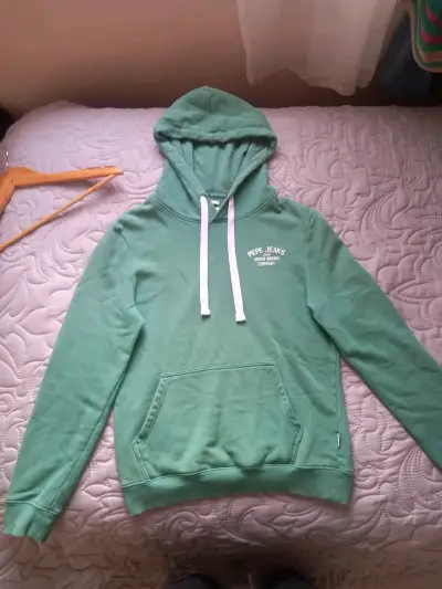 Polerón Pepe Jeans London verde con capucha - miniatura 3