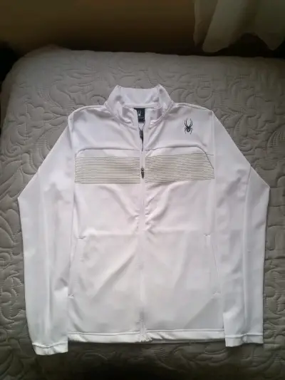 Chaqueta deportiva blanca Spyder - miniatura 1