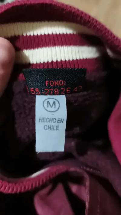 Chaqueta universitaria bicolor bordada - miniatura 3