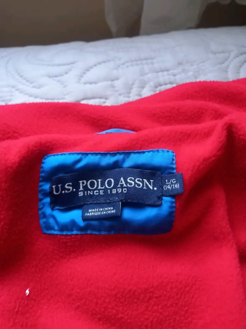 Chaqueta acolchada USPA azul para niño - 6