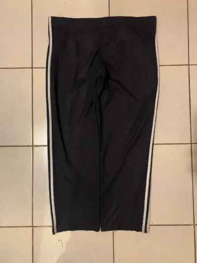 Pantalones deportivos Adidas negros con franjas - miniatura 3