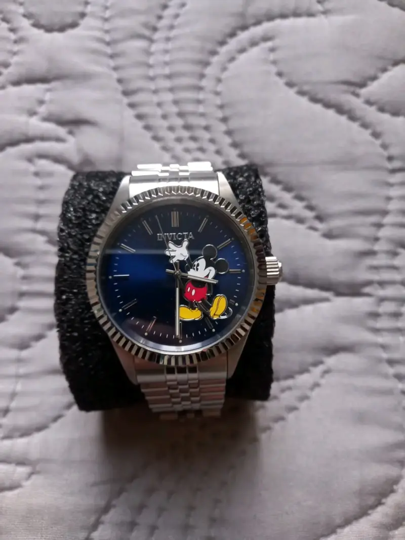 Reloj de pulsera metálico elegante mickey mouse - 2