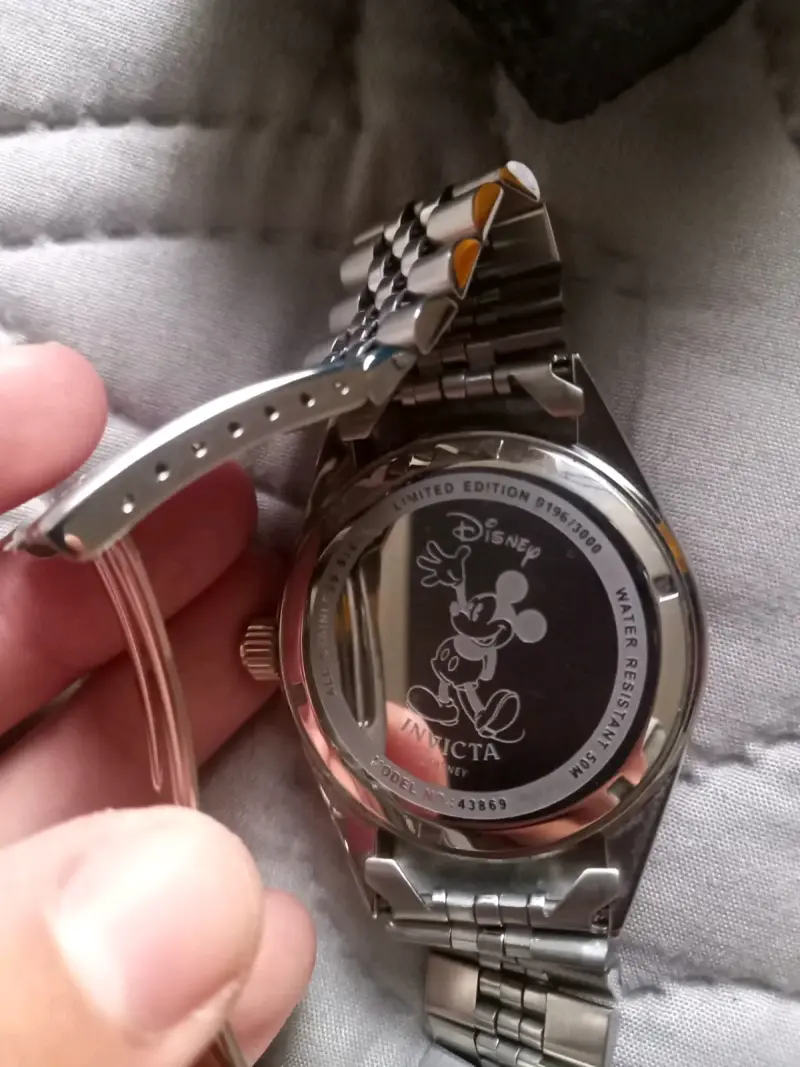 Reloj de pulsera metálico elegante mickey mouse - 3