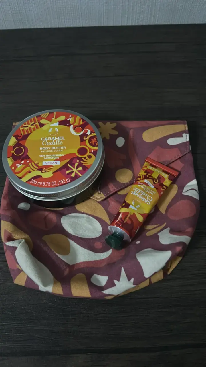 Set de manteca corporal y crema de manos Caramel Cuddle