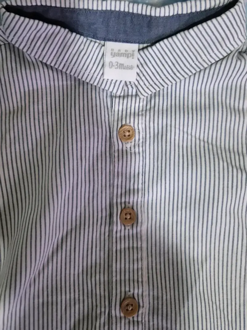 Conjunto de bebé elegante a rayas - 2