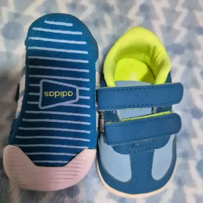 Zapatillas deportivas para bebé Adidas azul - miniatura 1