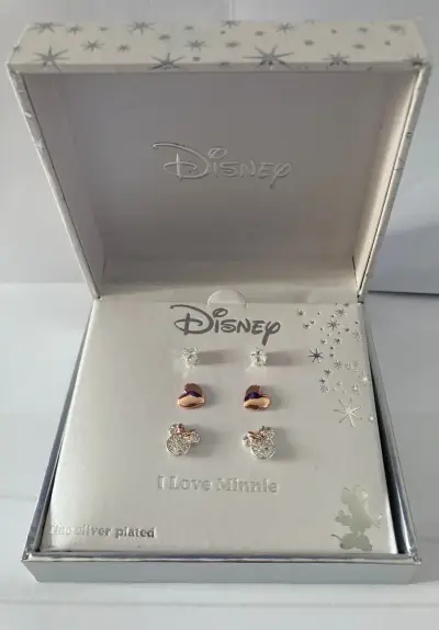 Aros Disney chapado en plata - miniatura 1