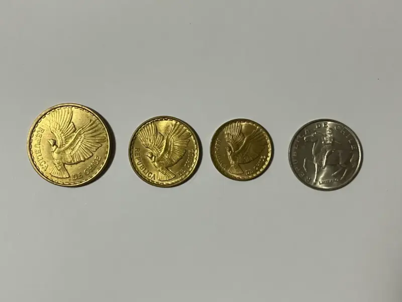 Set monedas de Chile 1970 - 1