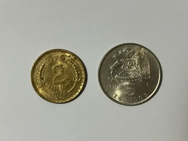 Set monedas de Chile 1970 - 2