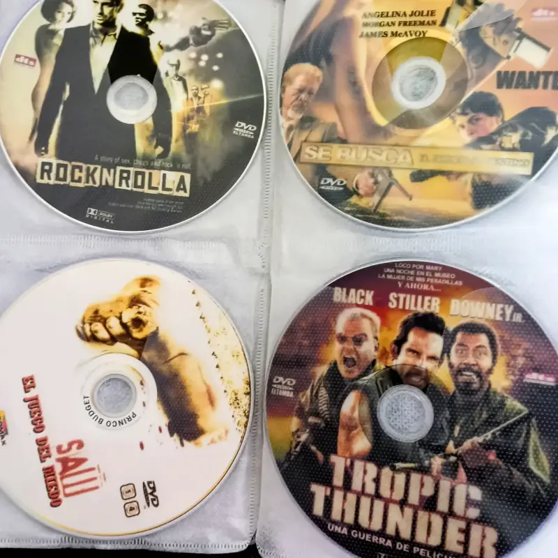 Estuche organizador con más de 100 películas en CD - 2