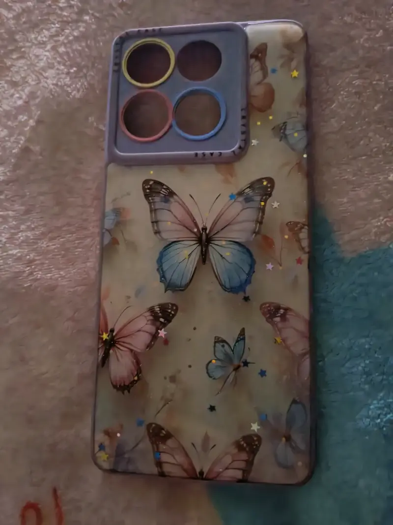 Funda para celular con diseño de mariposas - 2