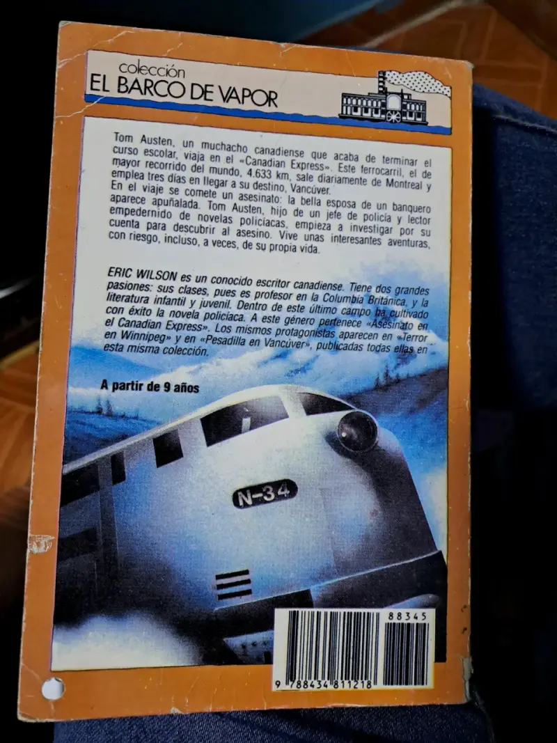Libro 'Asesinato en el Canadian Express' de Eric W - 2