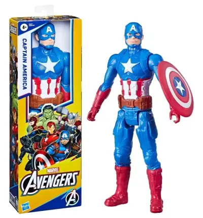 Marvel - Titan Hero Series - Figura De Capitán Amé - miniatura 1
