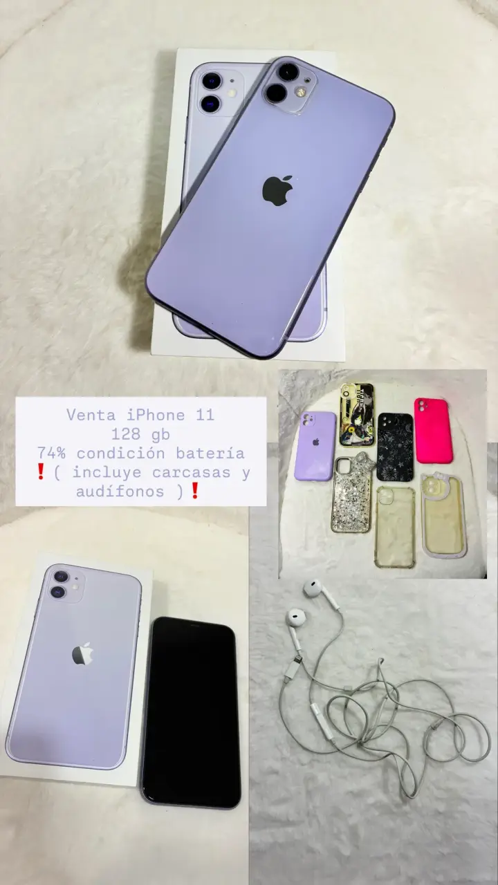 iPhone 11 con accesorios y carcasas