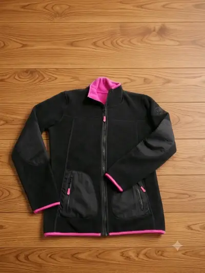 Chaqueta polar Everlast Lnegra y fucsia reversible - miniatura 1