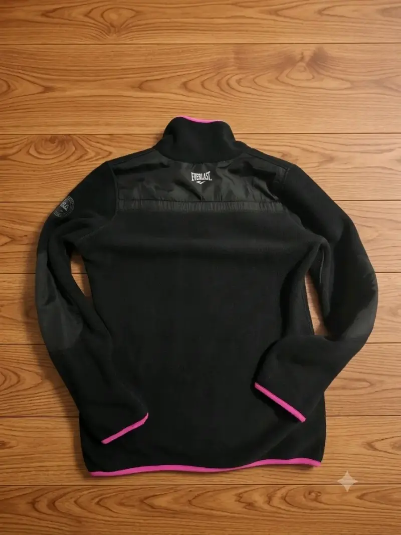 Chaqueta polar Everlast Lnegra y fucsia reversible - 2
