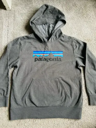 Polerón con capucha Patagonia gris oscuro - miniatura 2