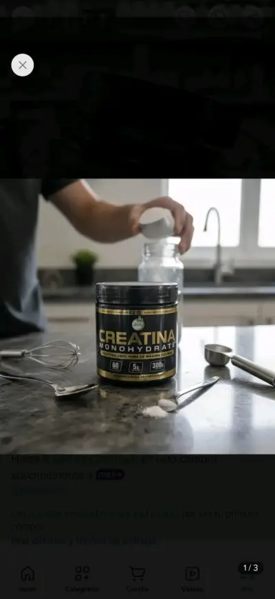 Creatina Monohidratada 300g para Deportistas - miniatura 1