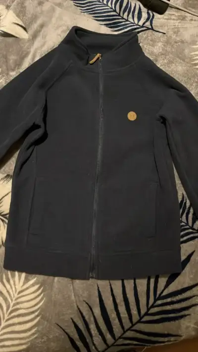 Chaqueta polar azul oscuro con cierre talla 12 - miniatura 1