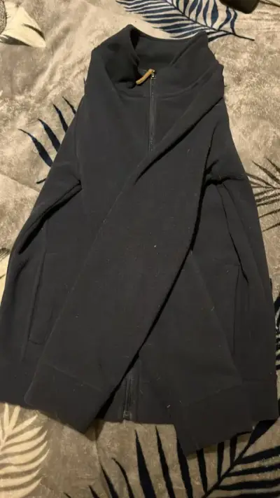 Chaqueta polar azul oscuro con cierre talla 12 - miniatura 2