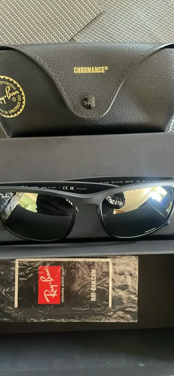 Gafas de sol Ray-Ban Chromance negras - 3
