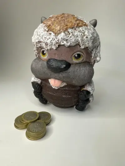 Alcancia artesanal de Appa - Avatar ATLA - miniatura 1