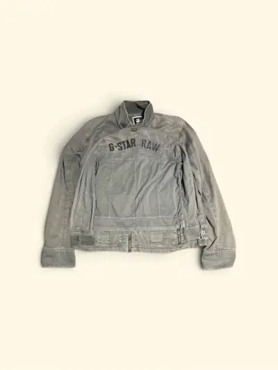 Chaqueta gris con cierre y bolsillos - miniatura 2
