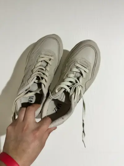 Zapatillas deportivas beige Zara (talla 40) - miniatura 1