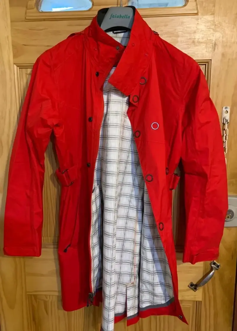 Cortaviento rojo impermeable - 1